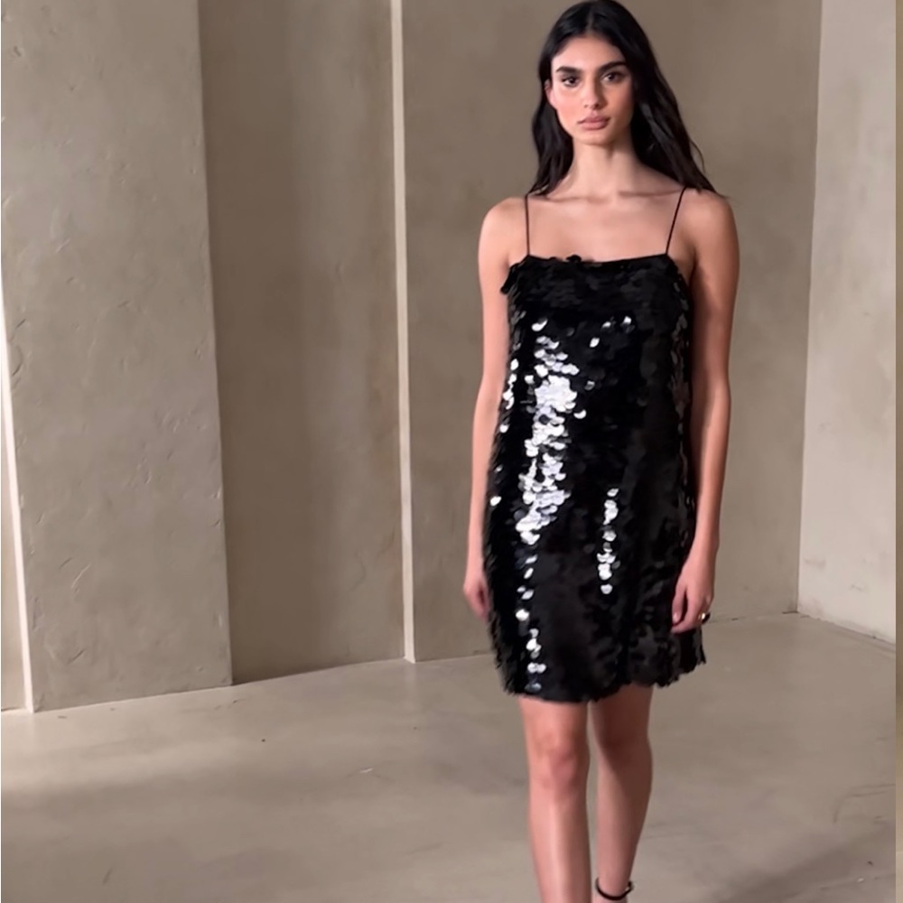 TEIA SEQUIN MINI DRESS X Banana Republic